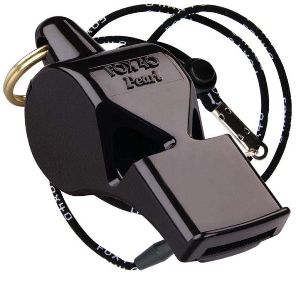 FOX 40 Pearl Official Whistle with Breakaway Lanyard