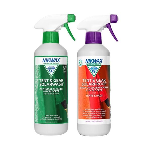 Nikwax Tent & Gear Solar Wash/Solar Proof Kit