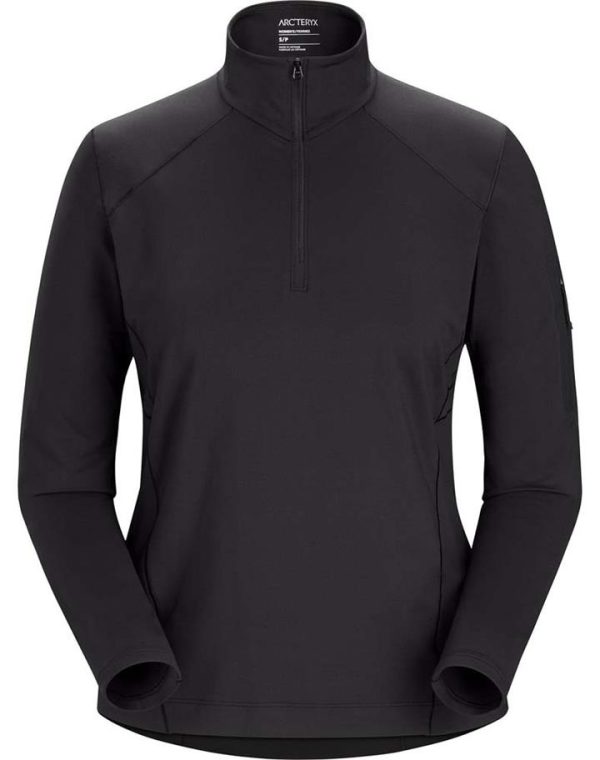 Arcteryx Rho LT Zip Neck Womens T