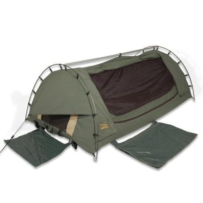 Sahara Drover Queen Freestanding Dome Canvas Swag & Bag