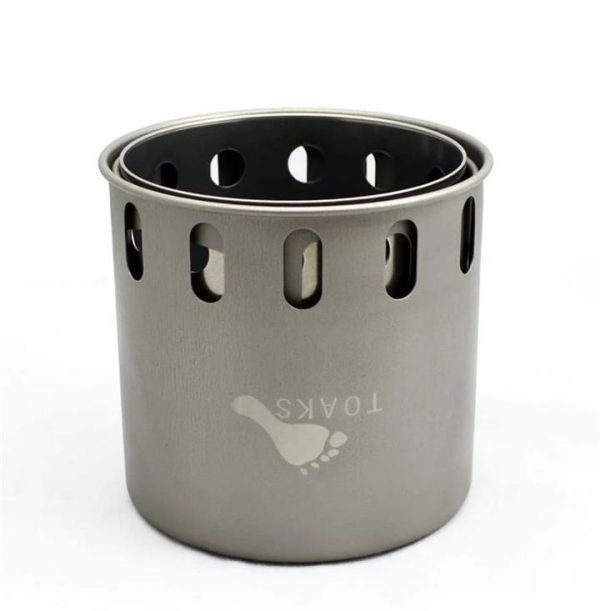 TOAKS Titanium Backpacking Wood Burning Stove