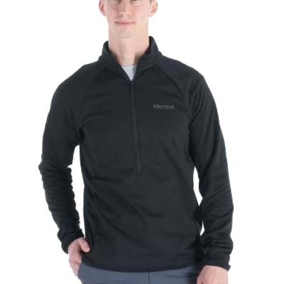 Marmot Leconte Mens 1/2 Zip Fleece Hiking Pullover