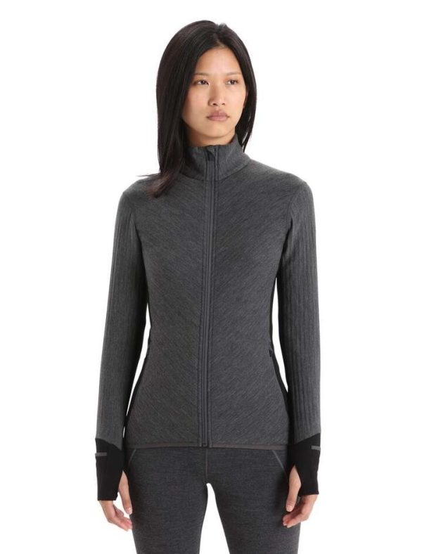 Icebreaker RealFleece Merino Descender Womens Long Sleeve Zip Jacket