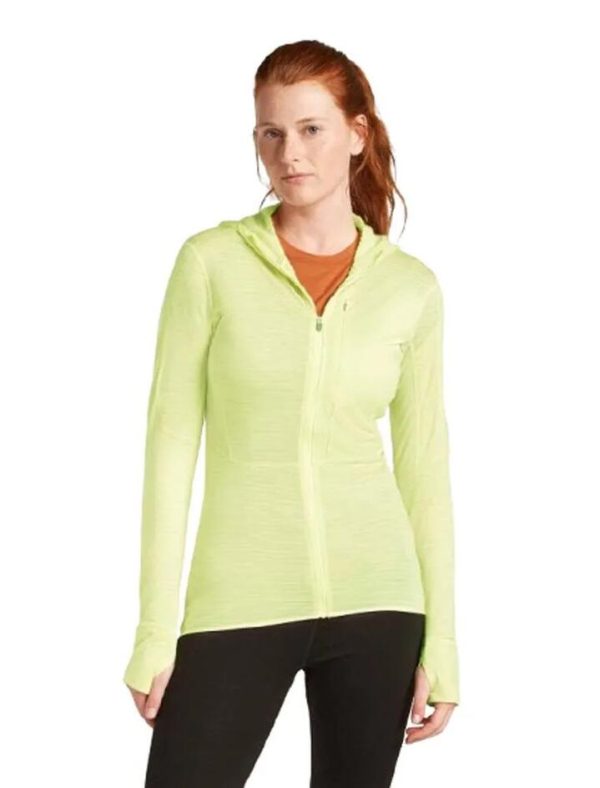 Icebreaker Merino Blend 200 RealFleece Descender Zip Womens Hooded Jacket