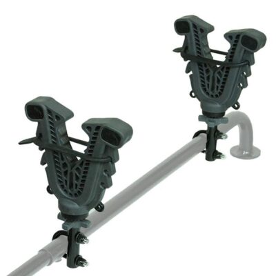 Atv Tek Rider Rack V-grip Handlebar Mount Rifle And Bow Holder