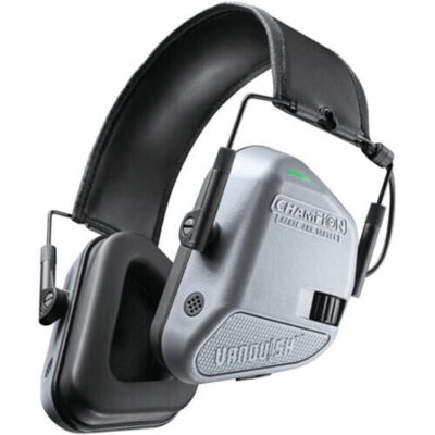 Champion Ear Muffs 22db Electronic Vanquish Grey #ch40978