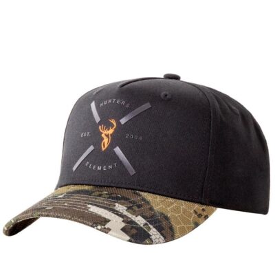 Hunters Element Cross Cap Black/ Veil