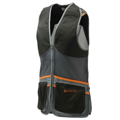 Beretta Shooting Vest - Full Mesh Black Grey #gt671-t1553-0903
