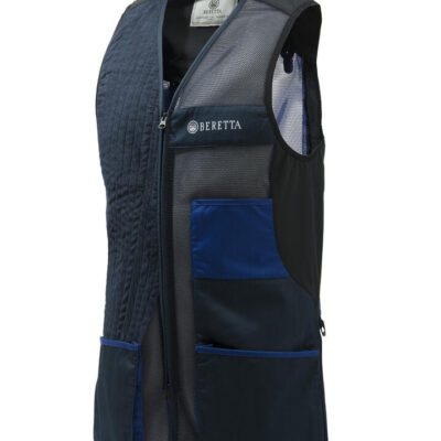 Beretta Uniform Pro Olympic Shooting Vest - Unisex Blue Total Eclipse & Blue Royal #gt761-t1553-05az