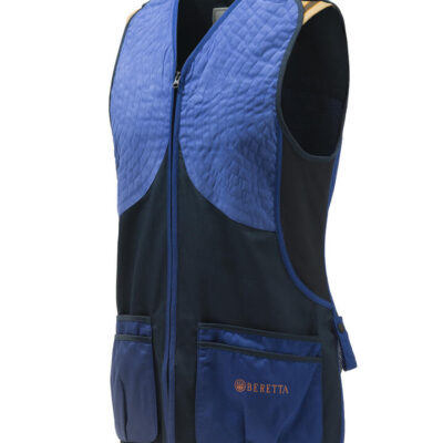 Beretta Shooting Vest - Dt11 Microsuede Slide Blue #gt063-t1553-0530