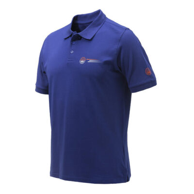 Beretta Broken Clay Competition Polo - Cotton Blue #mp033-t1354-0560