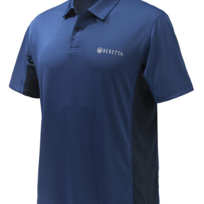 Beretta Flash Tech Shooters Polo - Blue Total Eclipse #mt281-t1938-0504
