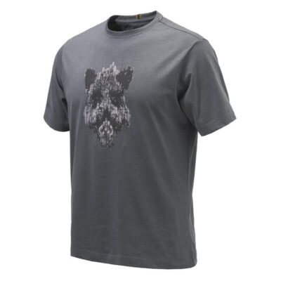 Beretta Wild Boar Hunting T-shirt - Cotton Grey #ts023-t1557-0915