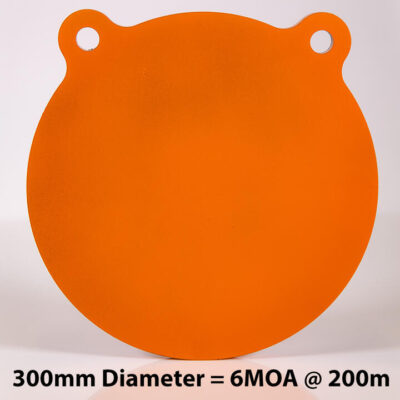 Eagleye Glowshot Round 300mm Bis500 Steel Gongs Shooting Target - #gs300