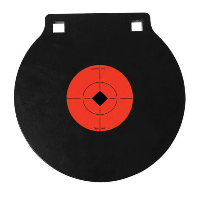 Birchwood Casey 8 Inch World Of Targets Double Hole 3/8 Inch Gong - Ar500 Steel #bc-47604