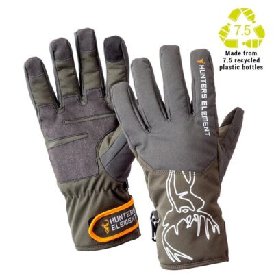 Hunters Element Blizzard Gloves Full Finger Grey/green
