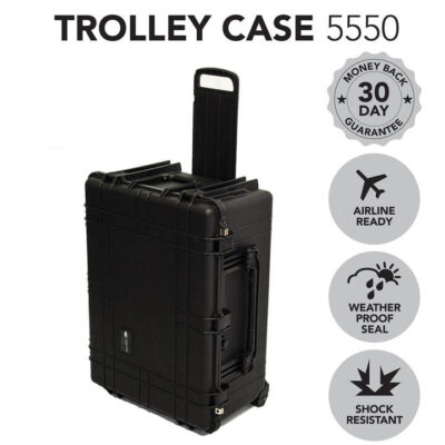 Evolution Gear Hd Series Trolley Camera & Drone Hard Case - Black #5550_b