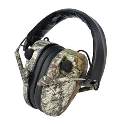 Caldwell Emax Low Profile Stereo Sound Electronic Ear Muffs - Camo #cald-elpmo