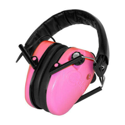 Caldwell E Max Low Profile Stereo Sound Electronic Ear Muffs - Pink #cald-elpp