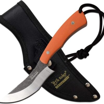 Elk Ridge Evolution Persian Fine Edge Fixed Blade Knife - W Nylon Sheath #ere-fix012-or