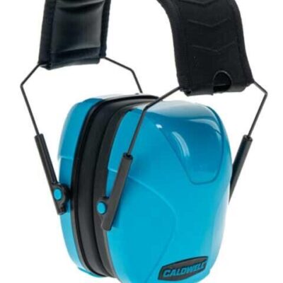 Caldwell Youth Passive Folding Ear Muffs Soft Comfortable - Neon Blue #cald-ypnb