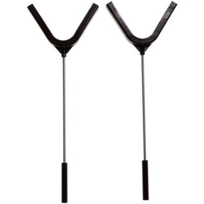Allen Ez Aim Clay Target Holder Steel Ground Stake With Slotted Top - 2pk Black #al15386