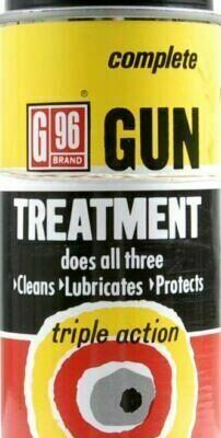 G96 Triple Action Gun Cleaning Treatment Safe For Use On Polymers High Quality - 12oz Aerosol #g96-1055p