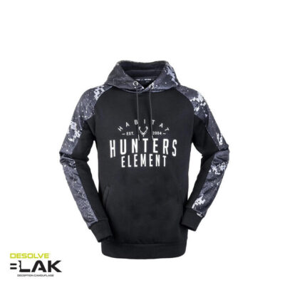 Hunters Element Hunting Outdoor Warm Wilson Hoodie - Desolve Black #wilsonblk