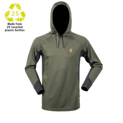 Hunters Element Eclipse Hood Quick Dry - Forest Green #eclipse Hfg