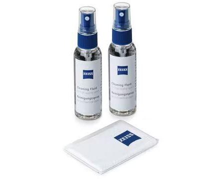 Zeiss Cleaning Spray With Microfibre Cloth - 2 Bottles Cleaning Fluid #000000-2390-368