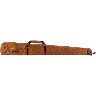 Federal Premium Waxed Canvas Shotgun Bag - Tan 52in W Leather Accents #fedfpsc52