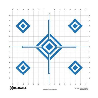 Caldwell  Paper Target 16" Sight In Blue - 10 Sheets #cald-pt16sb