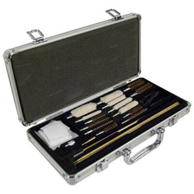Hoppe's Deluxe Gun Cleaning Accessories Kit In Aluminium Case