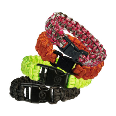 Ust Survival Bracelet 8 Inch Assorted - Black #u-295b8-a4