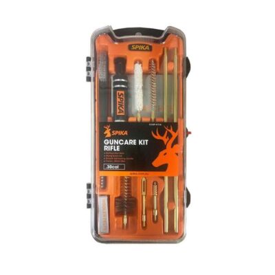 Spika Rifle Cleaning Kit Adventure Hunting Shooting Gun Care Tools Set - .30cal #ccsp-kt30