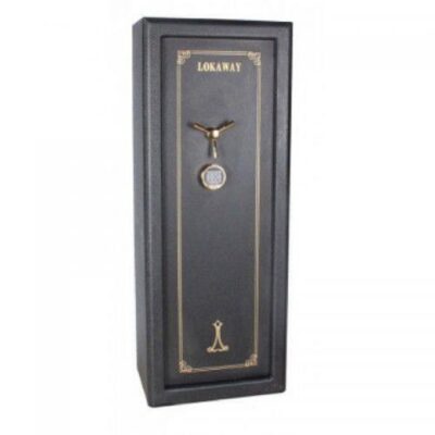 Lokaway Heavy Duty Digital Lock Safe Blackstone Finish Up To 14 Guns #lok366d-hsp