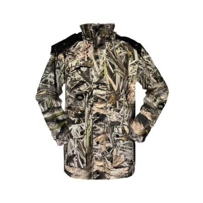 Max-hunter Koorangie Camo Fleece Hunting Coat - With Detachable Hood #coat