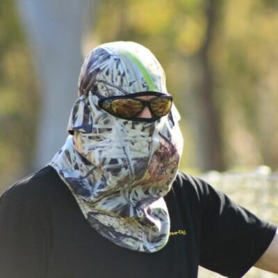 Max-hunter Hunting Outdoor Fleece Hood Mask - Koorangie Camo #fm-001