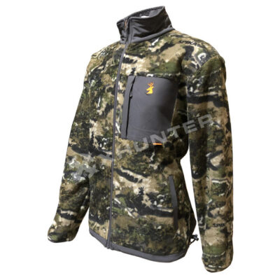 Spika Mens Basecamp Reversible Zip Through Hunting Jumper - Biarri Camo/ Charcoal #hcu-bca-1a