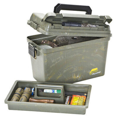 Plano Deep Field Durable Latches Ammo Box With O-ring Seal And Lift Out Tray - Camo Water Resistant #pl161200