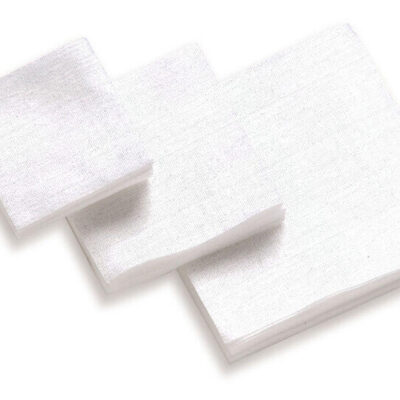 Hoppes Gun Cleaning Square Cotton Patches - For 22-270 500 Packs White #hp1202s
