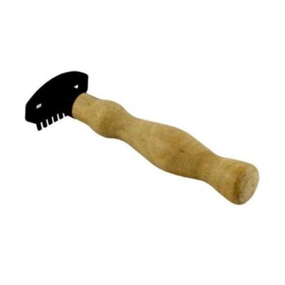 Leder Gun Cleaning High Quality Essential Tool Utility Tanning Knife - Wood Handle #tan2650