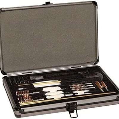 Outers Universal Gun Cleaning Kit Durable Aluminum Care Case - 28 Piece .22 Cal And Up #out70083