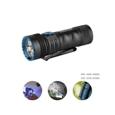Olight 1200 Lumens Mini Edc Torch - White & Uv Light #seeker 4 Mini Black