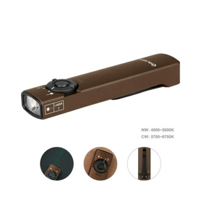 Olight Arkfeld Edc Torch - 1000 Lumens #arkfeld Desert Tan Cw