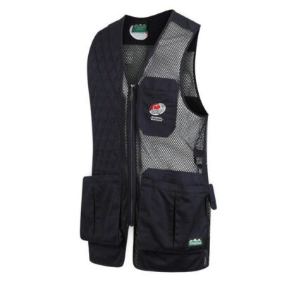 Ridgeline Miroku Shooting Vest Quilted Should Padding (right Hand Only) - Navy #mkcvtsn