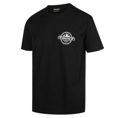 Ridgeline Mens Logo Tee Twin Needle Finish - Black #rlctslgb