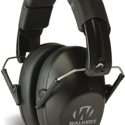 Walker's Pro Low Profile Passive Shooting Earmuffs - Black #gwp-fpm1