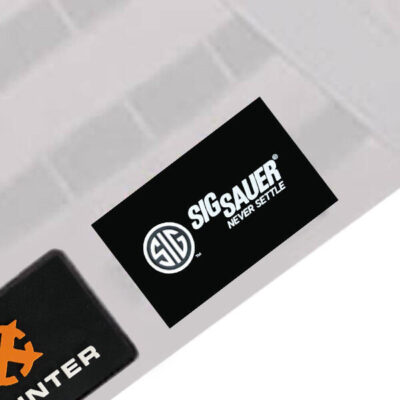 Xhunter Velcro Patch Badge Sig Sauer Label - Self Adhesive #3244