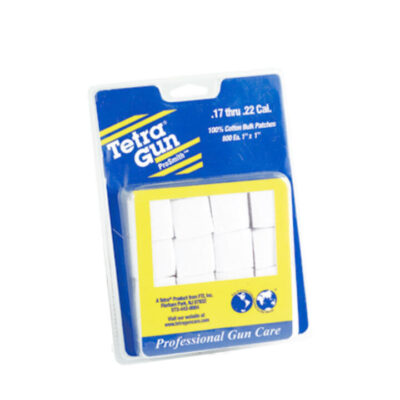 Tetra Bagged Flannel Cleaning Patches For Guns Cal .243-7mm - 500 Pack #t1110c